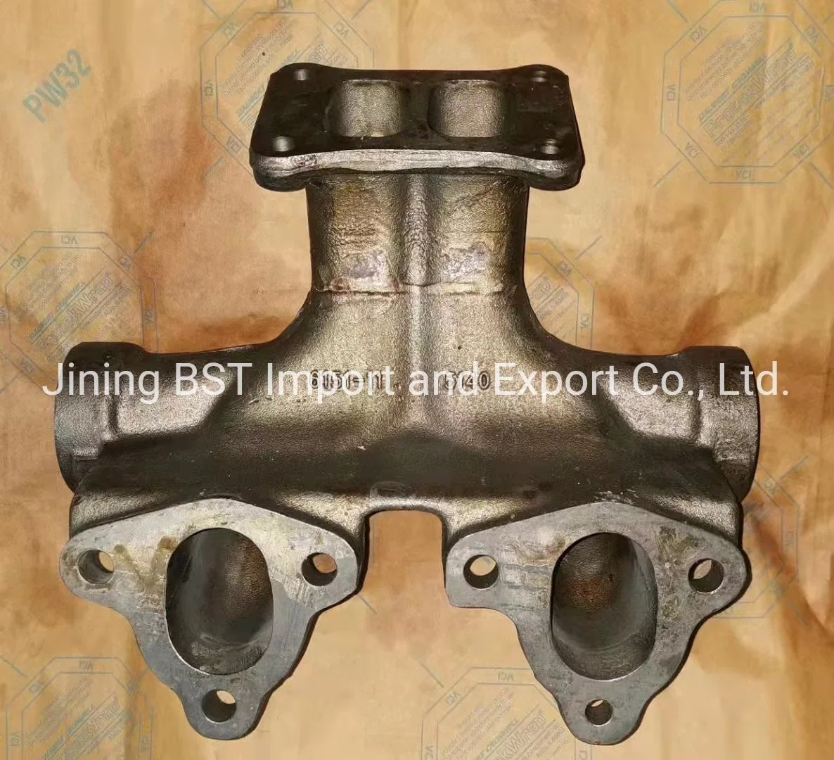 Exhaust Manifold Engine Parts 6D125e-3 6151-11-5110 /6151-11-5130/6151-11-5140 PC400-5 Excavator Parts