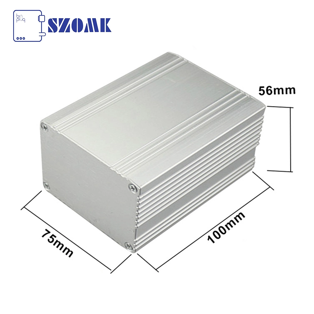 High Quality Extruded Custom Aluminum Generator Enclosure for PCB Ak-C-B56 56*75*100mm