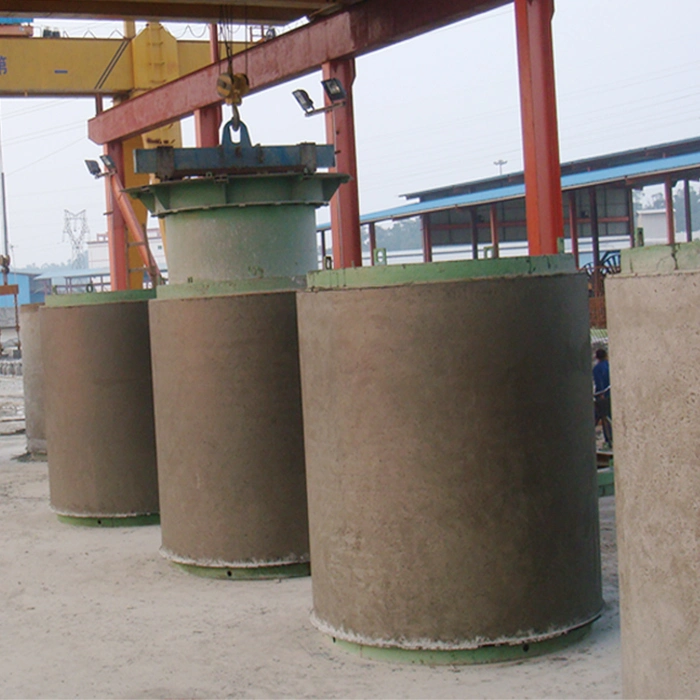 Drain Water Reinforced Concrete Vertical Vibration Cast Pipe Machine