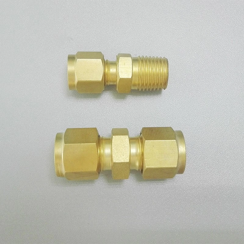 Ss 316 Straight Connection Compression Fittings Hydraulic Part for Tube with Leak Free High quality/High cost performance 