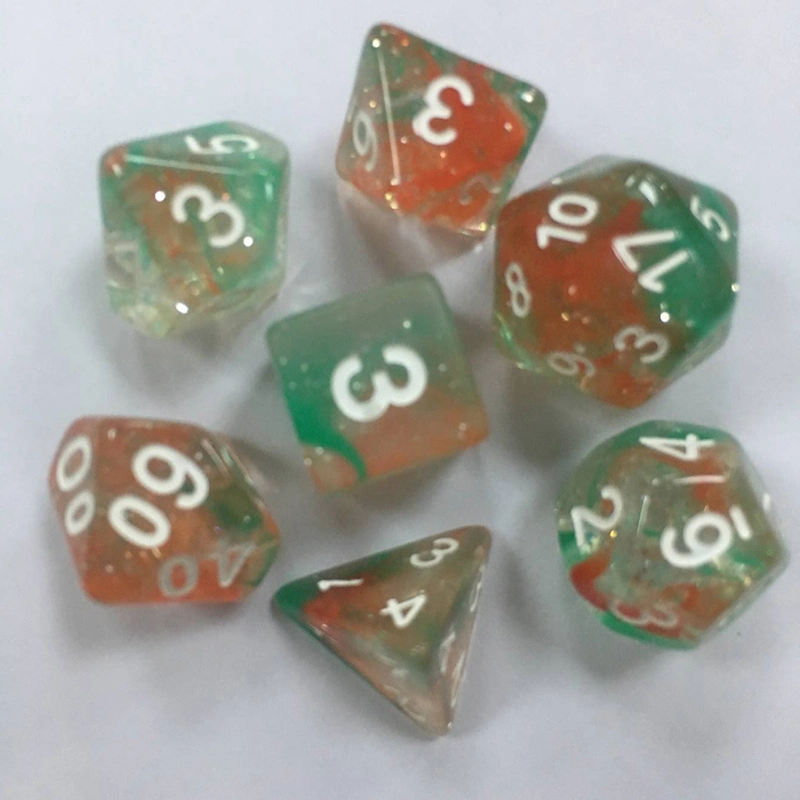 Wholesale/Supplier Colorful Custom Acrylic Resin Board Game Dice Set