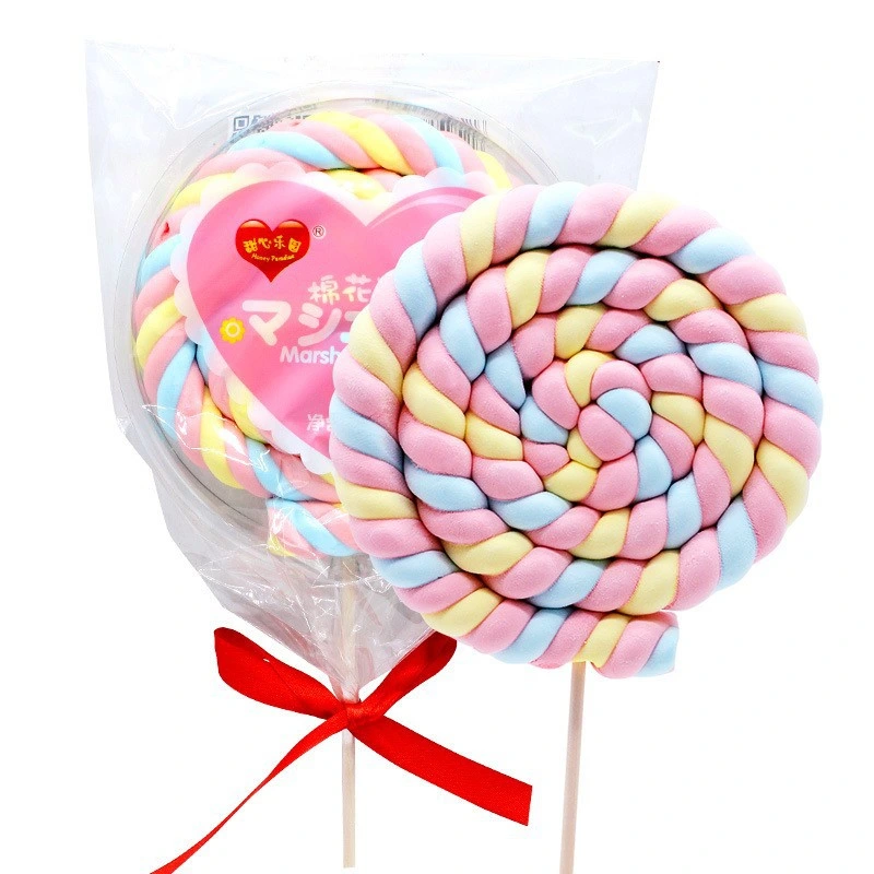 Fruit Flavor Halal Sweet Delicious Gummy Lollipop Marshmallow Candy