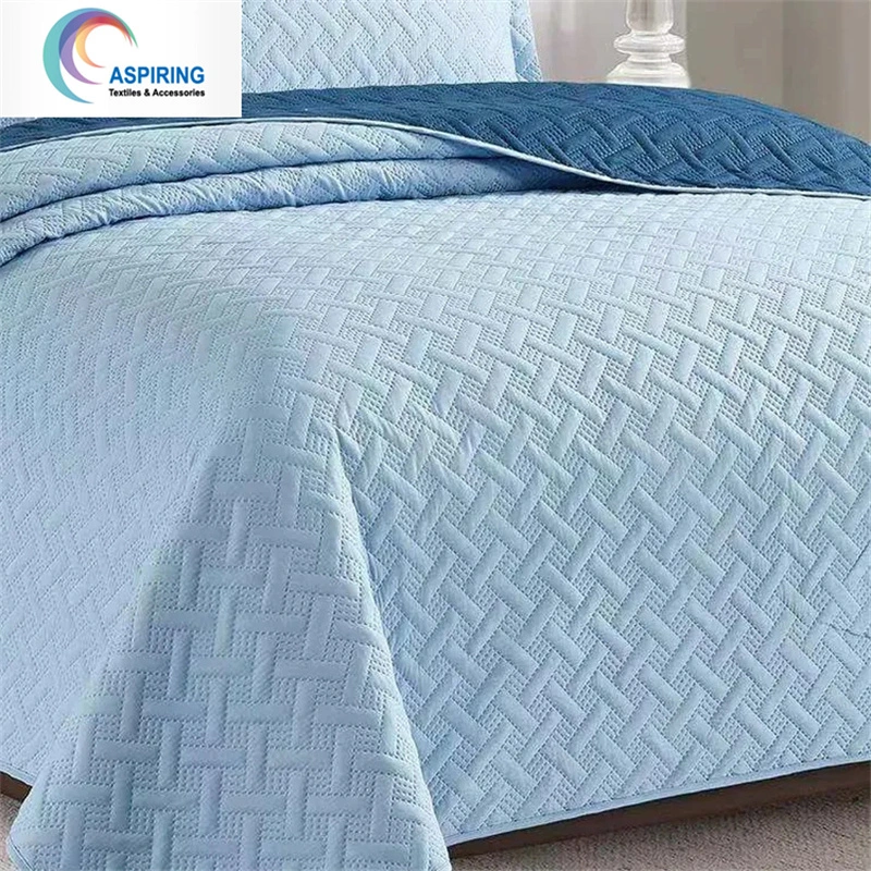 Leve e macio de 3 Peças Conjunto Quilt com várias almofadas ultra-Sham colchas de cama Coverlet acolchoados cobrir