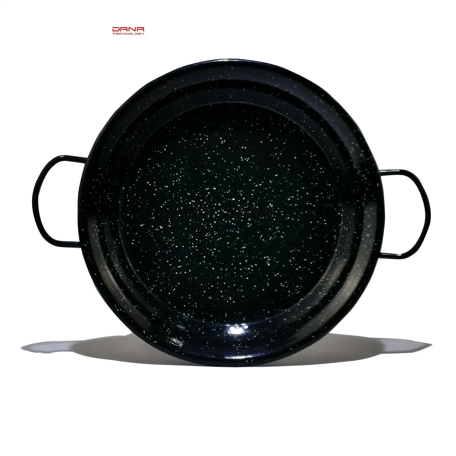 Various Size Enamel Paella Pan Carbon Steel Enamel with Ears