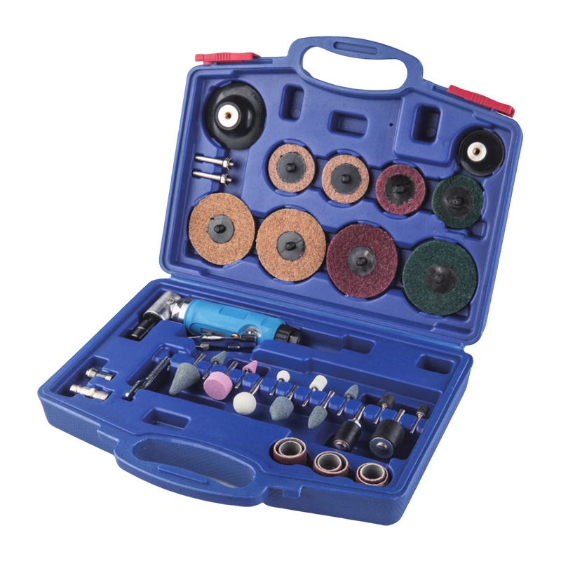 45 piezas del kit de accesorios de la herramienta de aire profesional mecánico de automóviles Herramientas Neumáticas herramientas neumáticas de conjuntos de juego incluye llave de impacto, el trinquete de aire