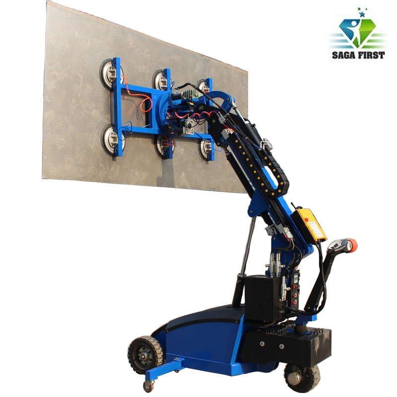 Drivable Electric Lifting Vacuum Lifter Robot for Installing Glass Window