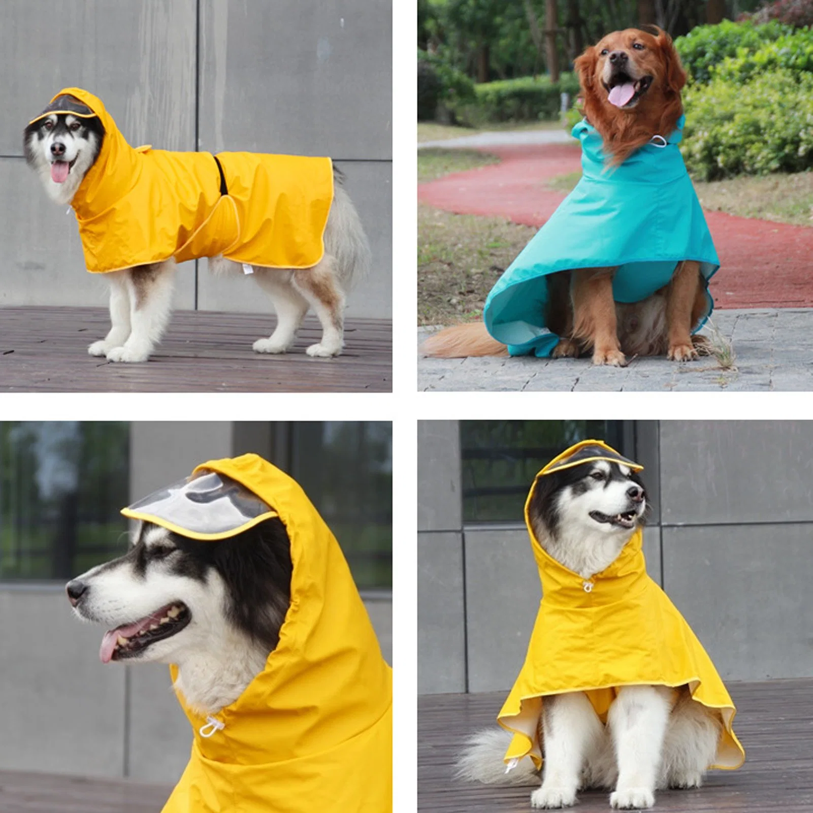 Waterproof Dog Raincoat Pet Rain Clothes
