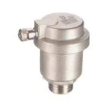 Nickel Plate Automatic Brass Male Connect Safety Valve Air Vent