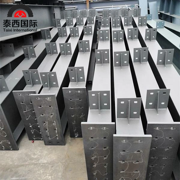 Customized Steel Structural Building Engineering Components H-Shaped Steel Beams and Columns