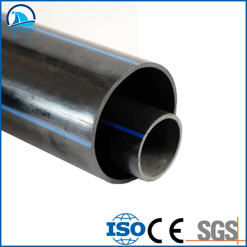 600mm HDPE Water Pipe PE Black Pipe for Sewage Straight Drain