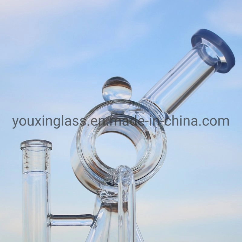 Wholesale/Supplier Recycler Bubbler Colorful Glass Smoking Water Pipe DAB Oil Rig