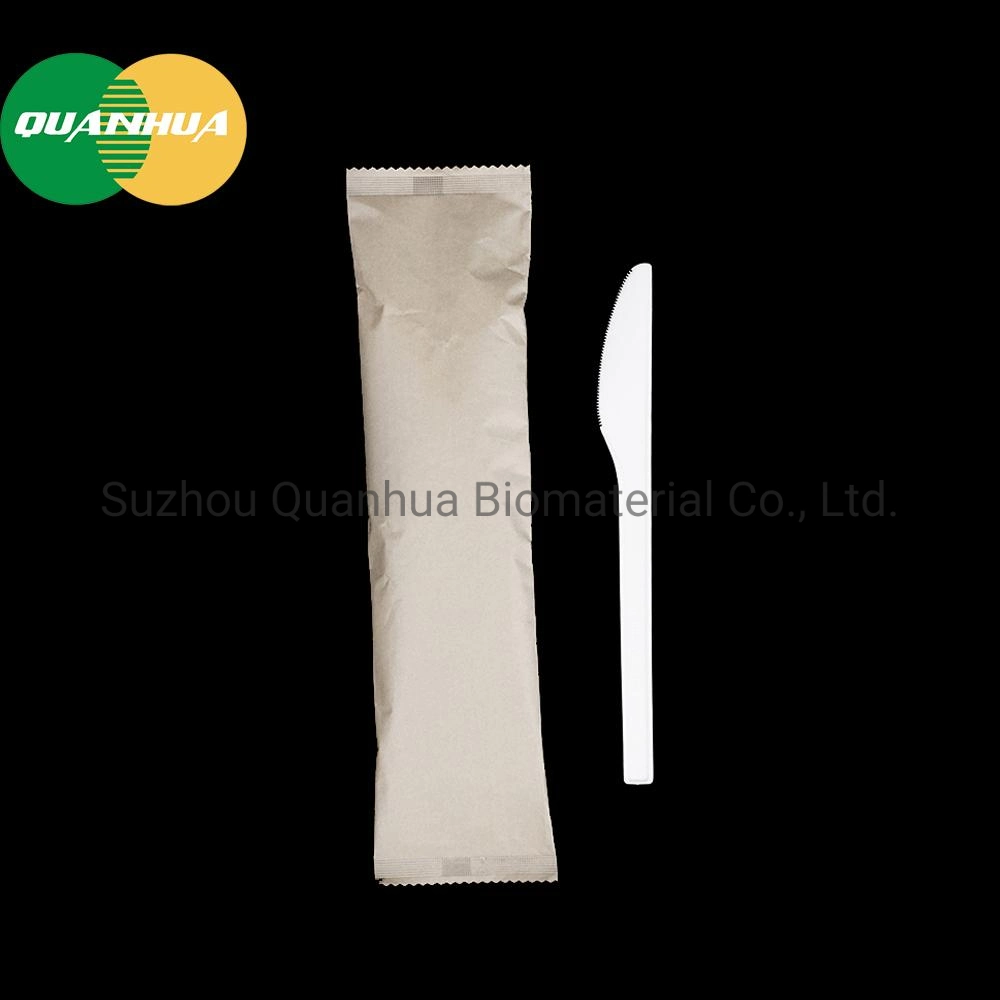 Environmentally Friendly Cornstarch Compostable Cutlery Knife Fork Spoon