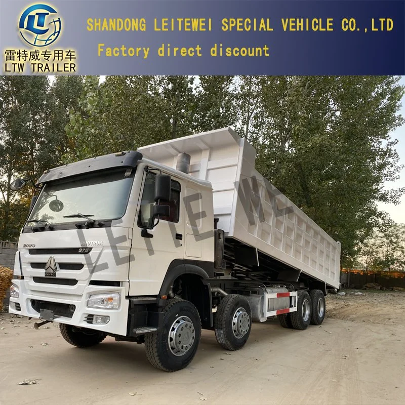 Sinotruk HOWO 371HP 6X4 Euro 2 Euro3 375HP 8X4 12wheel Rhd LHD 40ton 60ton Used Tipper Dump Truck