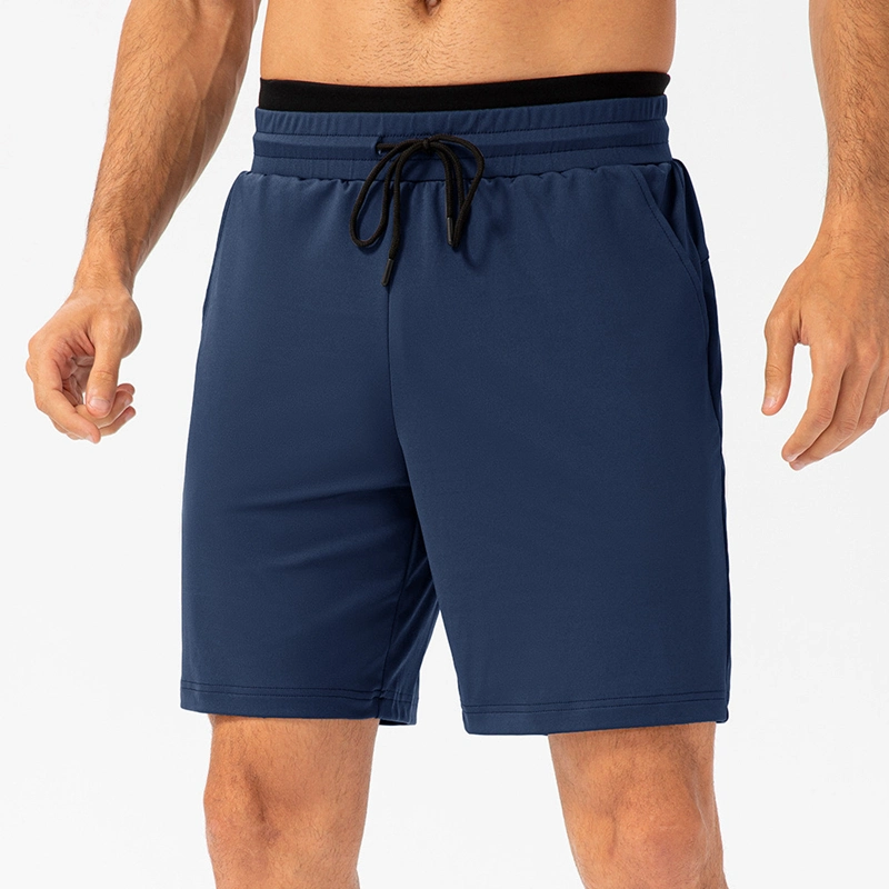 Shorts d'entraînement pour hommes, légers, de course, de basketball, de boxe, de sport en salle, avec poche latérale + double couche à la taille