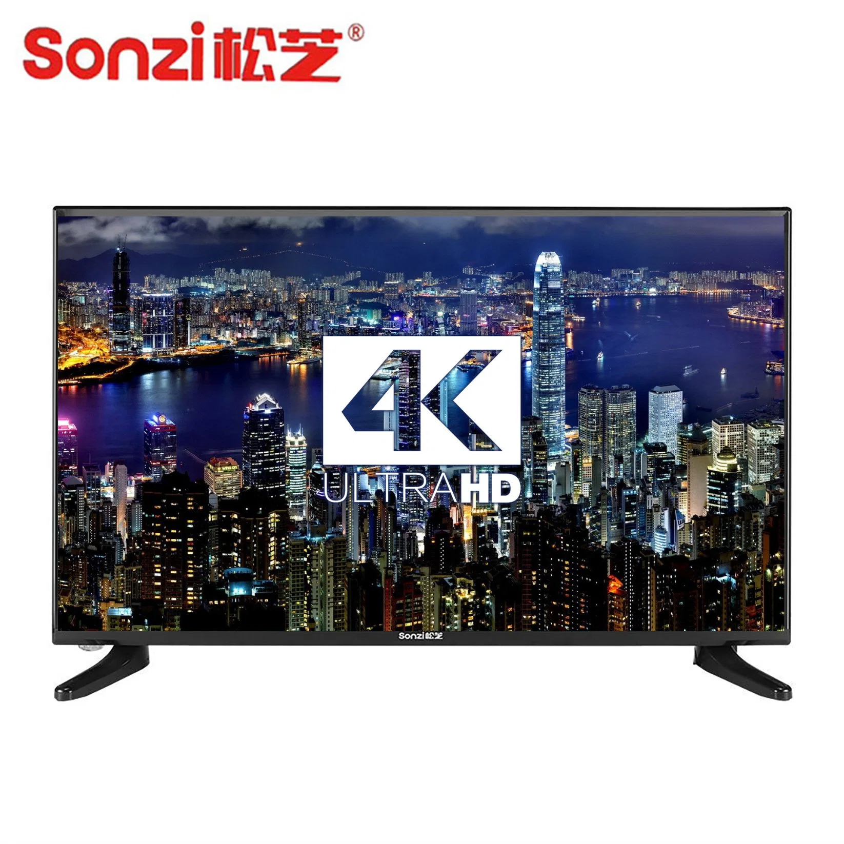 China Bester Preis LED-TV 32 Zoll bis 100 Zoll Rahmenloser Smart TV mit LG Samsung TV-Bildschirm