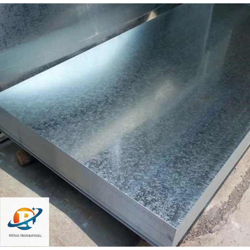 DX51D Z275 24 manómetro Gi Gl galvanizado a quente Galvalume Chapas de aço galvanizado Metal para telhados