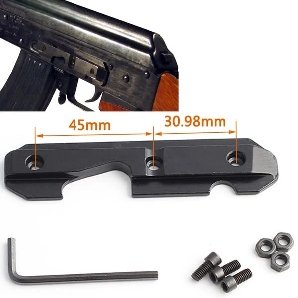 Hunting Accessories Scope Mount Steel Side Rail Fits Both Milled and Stamped Receivers