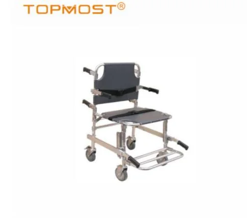 Silla de aluminio médico de aluminio Stair Stretcher para discapacitados Transporte arriba Y escaleras abajo