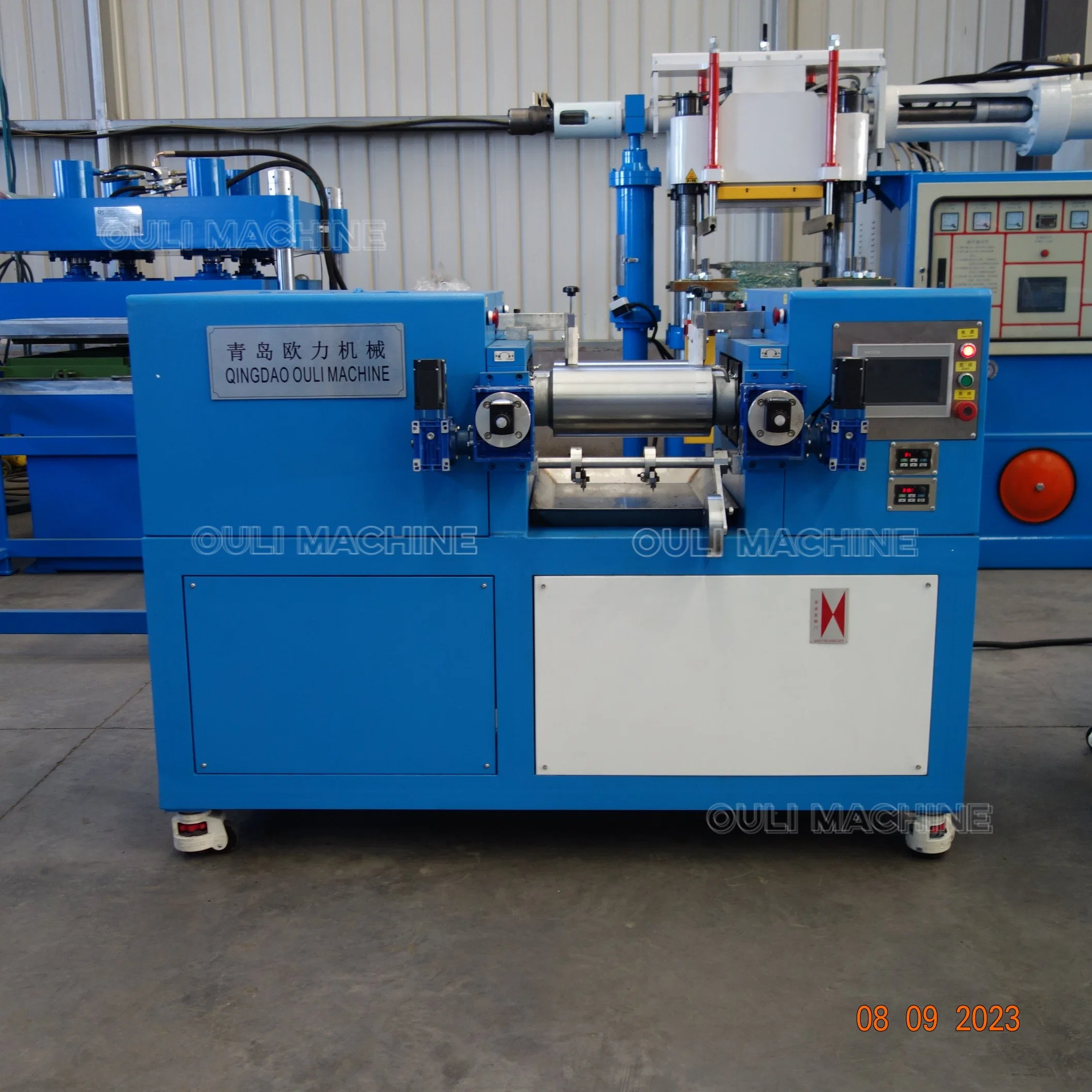 Laboratory Plastic Roll Mill, Two Roll Rubber Mix Milling Mill