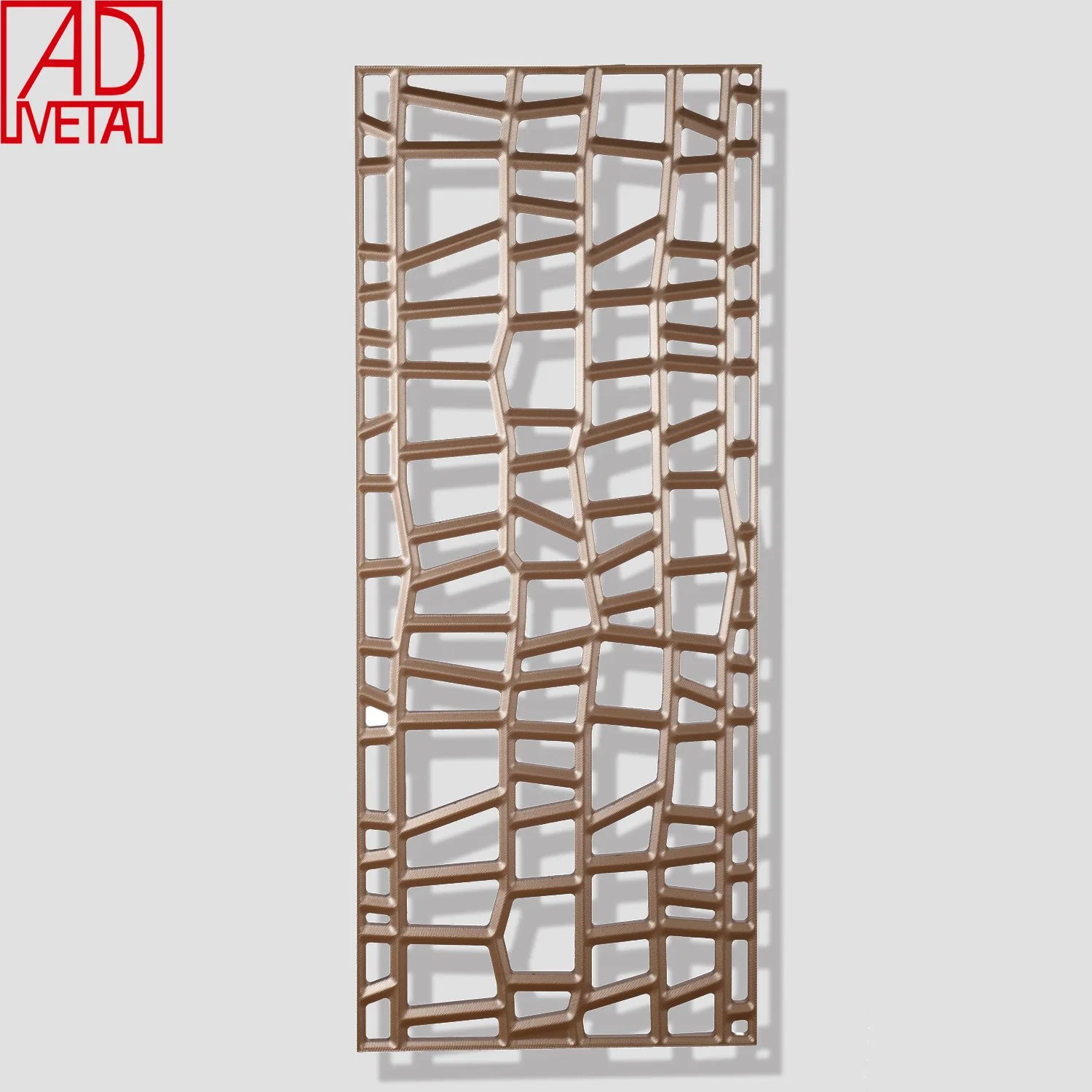 Leichte 3D Muster Aluminium Bildschirm Panel Office Partition