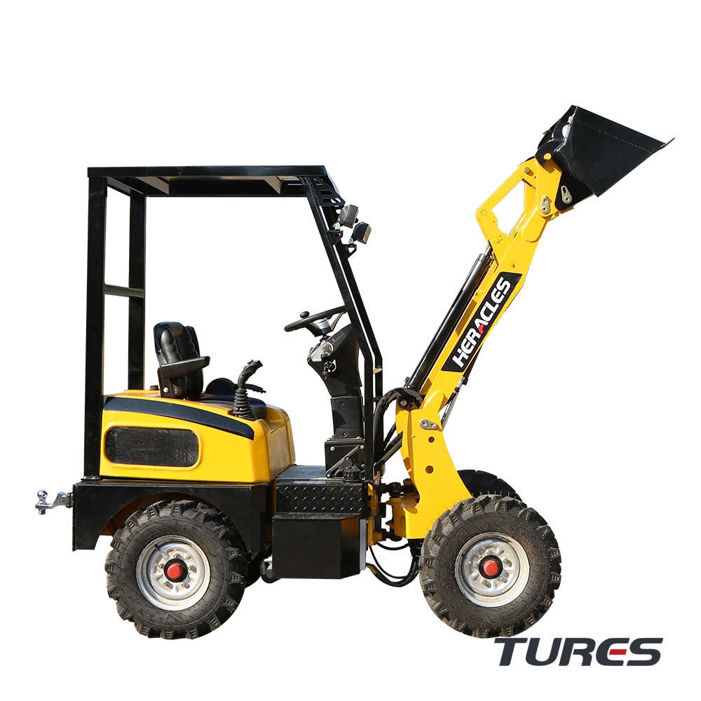 Customized ISO Approved Wheeled Heracles Track Front End All Electric Small Wheel Loader