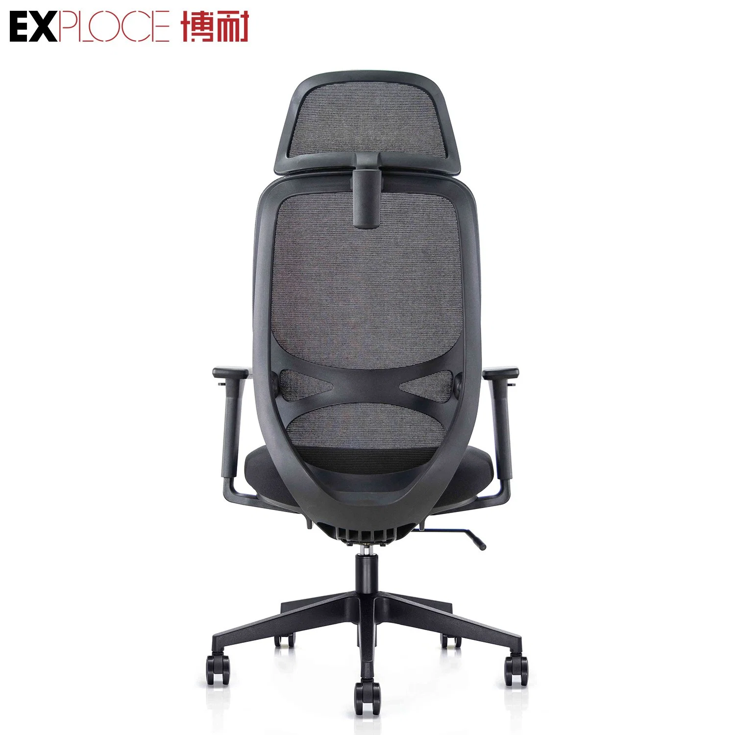 Synchronous Mechanism with Multiple Locking Positions Double Backrest Big Size Headrest Ergonomic Swivel Office Mesh Chair Home Furniture