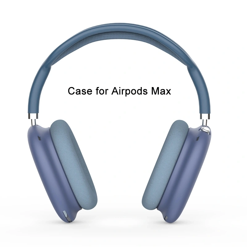 Nueva funda de silicona de colores para Airpods Max verdadero Protector antichoque de auriculares inalámbricos con dos laterales de aire antideslizamiento Poding casos máx.