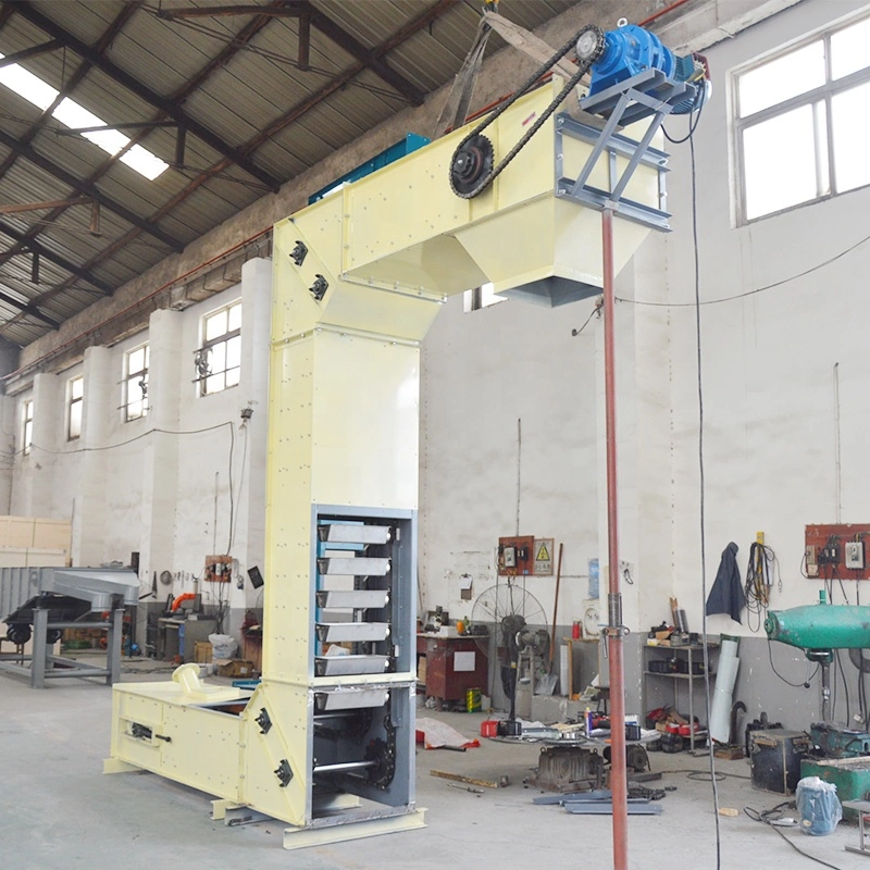 High Capacity Bulk Material Lifter Stainless Steel Z Type Bucket Elevator Conveyor Equipment