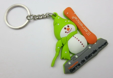 Silicone Keychain with Custom Logo Printing