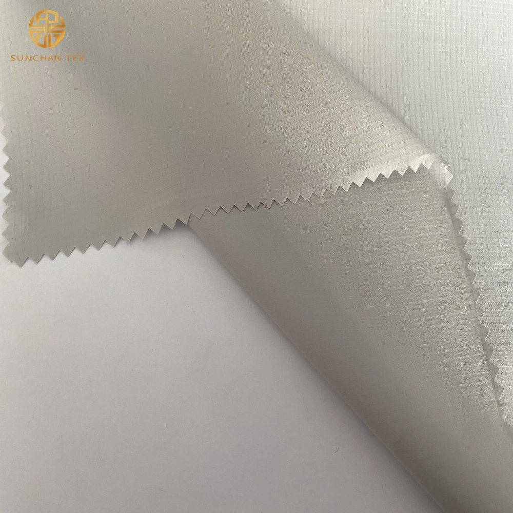 High Density 0.2cm Double Line Ripstop Polyester Fabric for Softshell