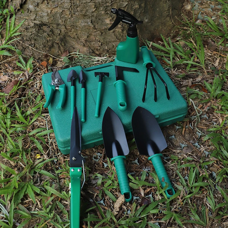 Equipamento de jardim mais popular 5 PCS Ferramentas manuais com Conjunto de ferramentas manuais de jardim para rega de tesoura para jardim Shovel