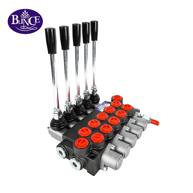 Blince 5p40 40L/Min Hydraulic Multi-Way Directional Control Valve