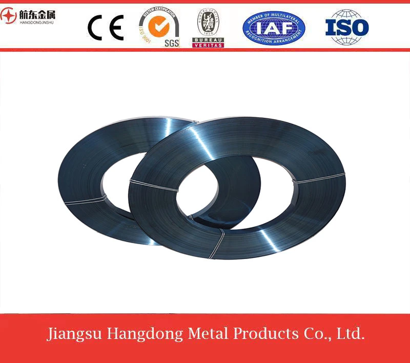 China Blue Packaging Steel Strapping Price of Carbon Steel Strap