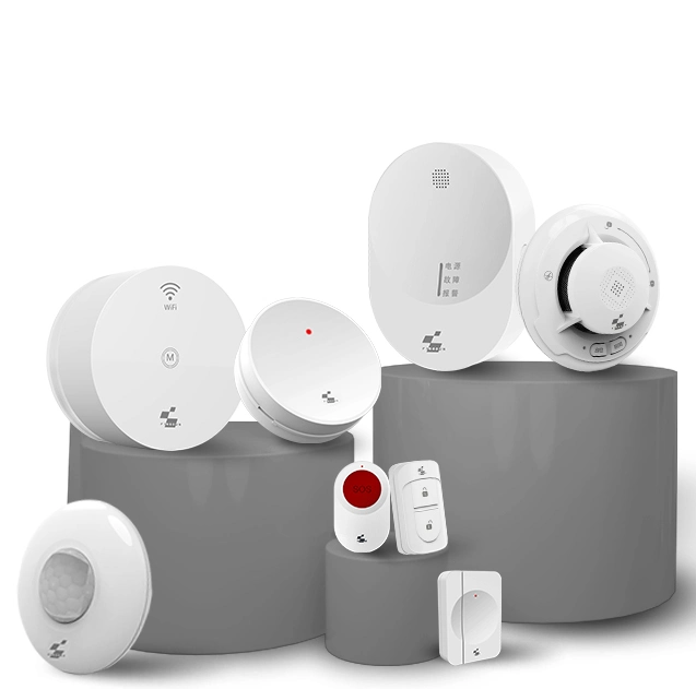 Wireless Home Security do sistema de alarme com passíveis de Detector de Fumo