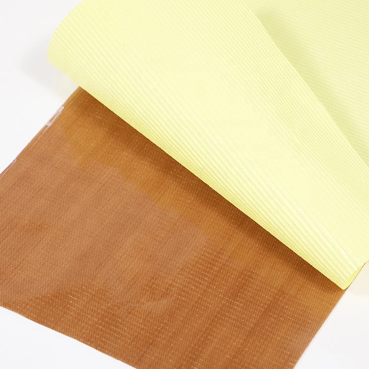 High Temperature and Wear Resistant PTFE Coated Fiberglass Adhesive Fabric with or Without Release Paper PTFE Tape PTFE Adhesive Fabric with Release Paper