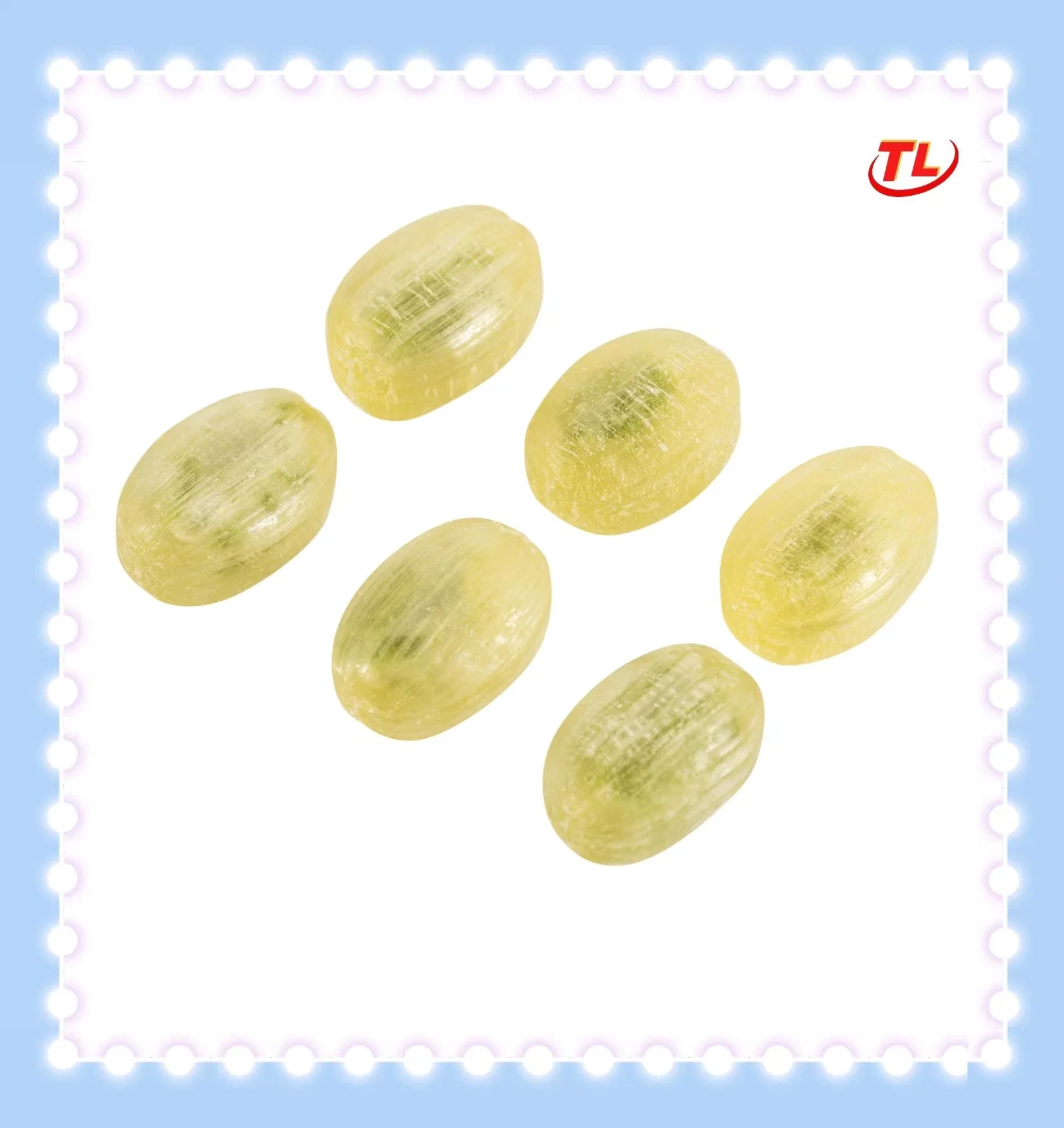 Round Sweets Candy with Pineapple Orange Anise Raspberry Flavour with Factory Price