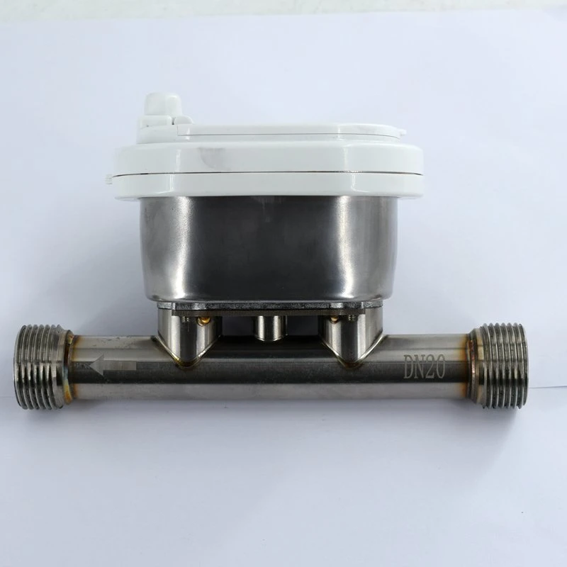 Wire or Wireless Communication Stainless Steel Ultrasonic Water Meter High Standard