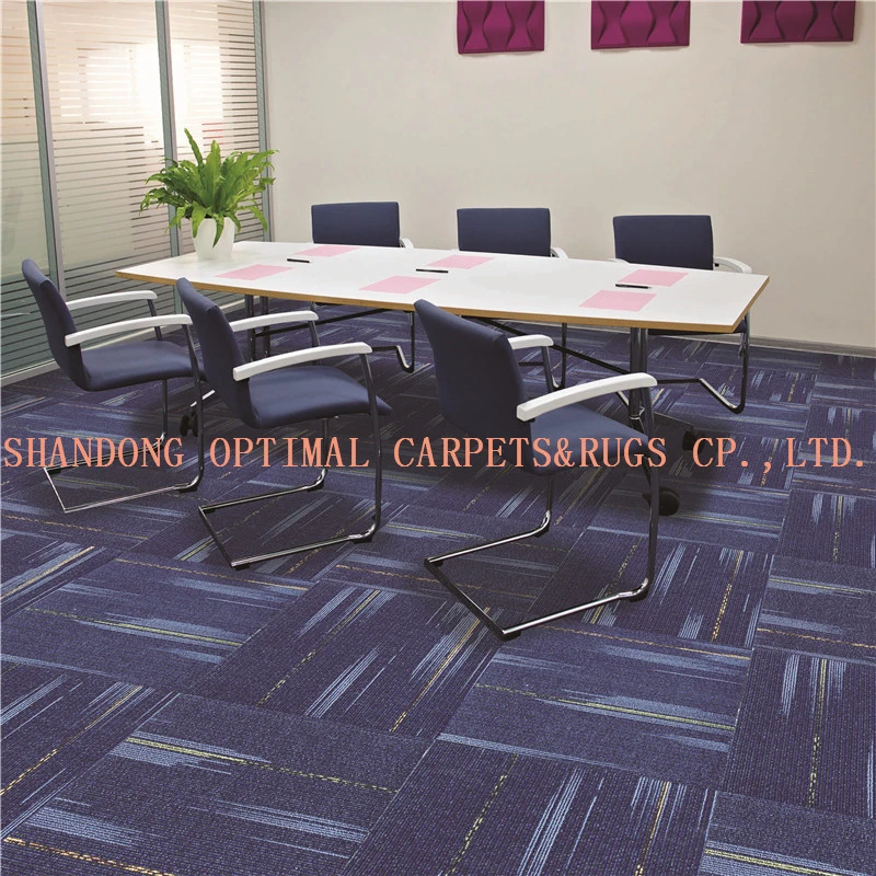 Carpet Pattern Residential Use PVC Flooring Hotel Carpet Tile with Bitumen Back