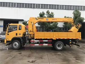 8 Ton Lorry Truck Crane Telescopic Boom Crane Mounted Truck Mobile Crane for Sale