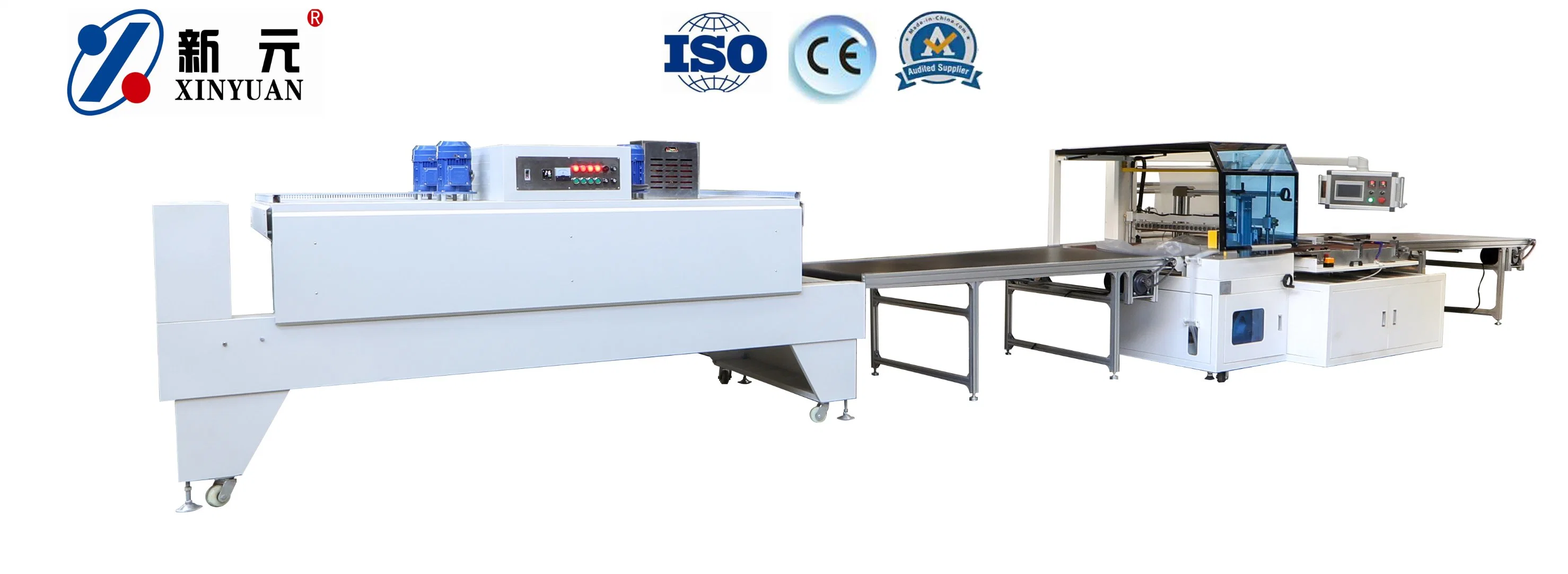 Wide Products POF PE Plastic Film Shrink Wrapping Machine