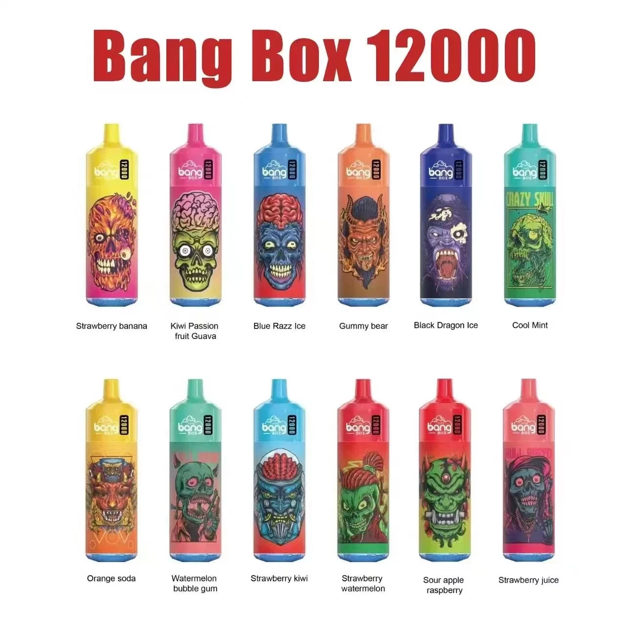 Novo Bang Box 12000 puffs vs Randm tornado 9000 10000 Bar Puff e cigarro recarregável Vaper China Atacado I Pape Caneta de papel de macete descartável Bang XXL