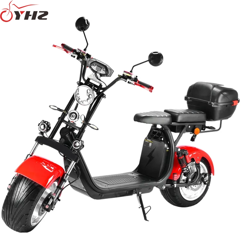 Russia Road Legal 3000W Electric Scooter 12-Inch Big Tire with Trunk