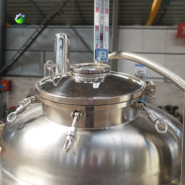 1000L Jacketed Stainless Steel Tank with Chiller for Alcohol Cooling