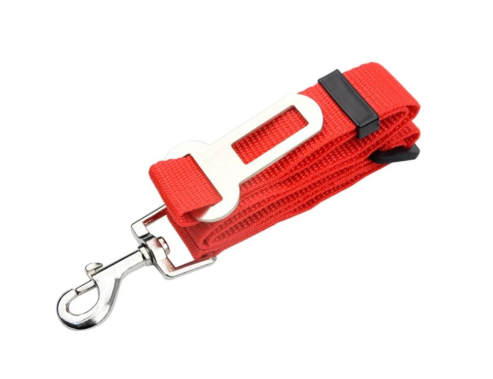 Heavy Duty Custom OEM Colorful Nylon Pet Safety Leads Car Seat Belt for Traveling Outdoor Dog Easy Control