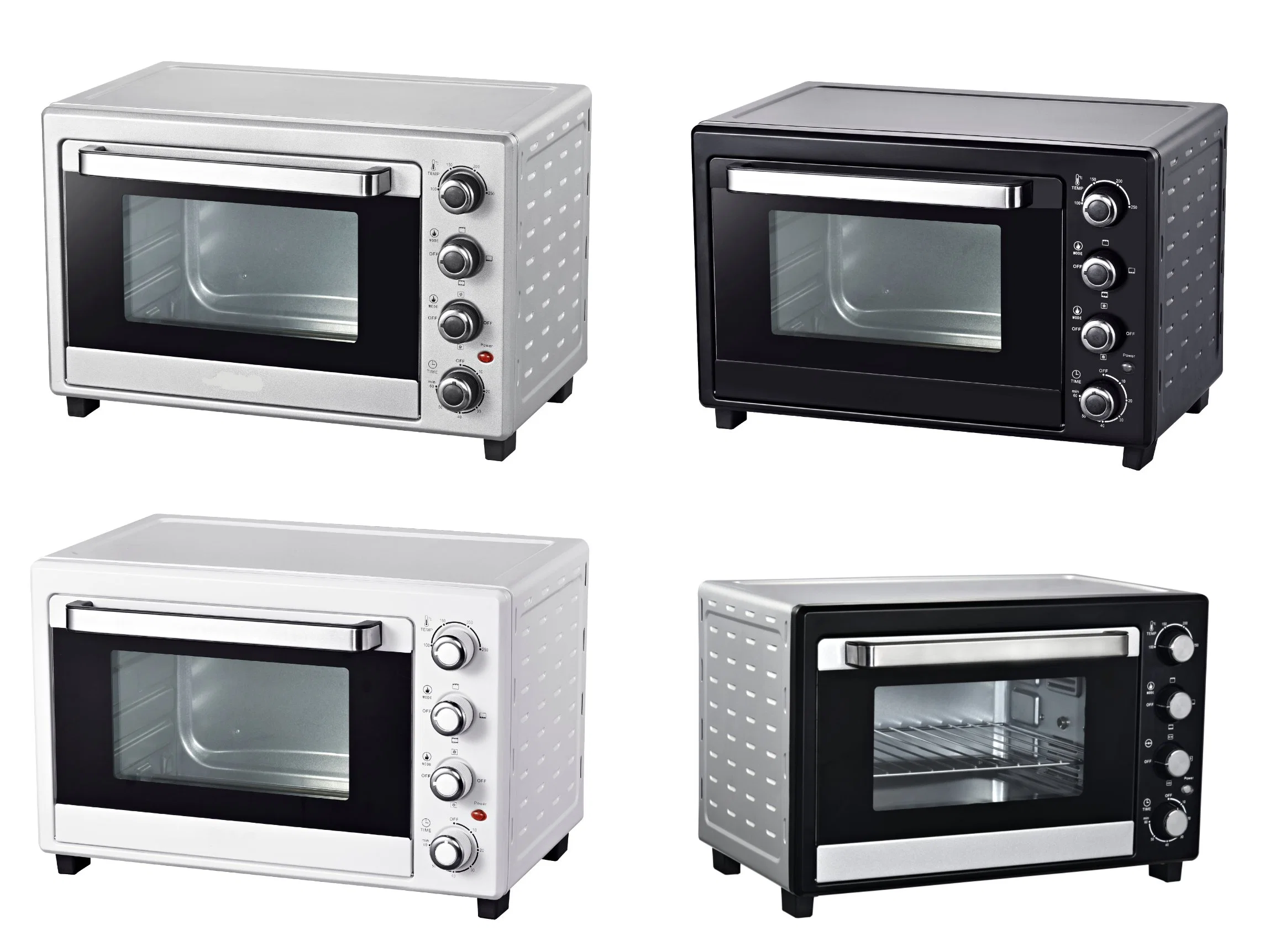 1800W Home Big Size Bread Pizza Kebab Baking Electric Toaster Ovens with Hot Plates