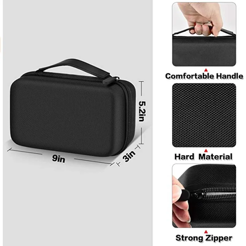 Portable and Portable EVA Men's Razor Bag Is Suitable for Babylisspro Barberis Electric Scissors Storage Box Hard Shell EVA Hairdresser Storage Bag