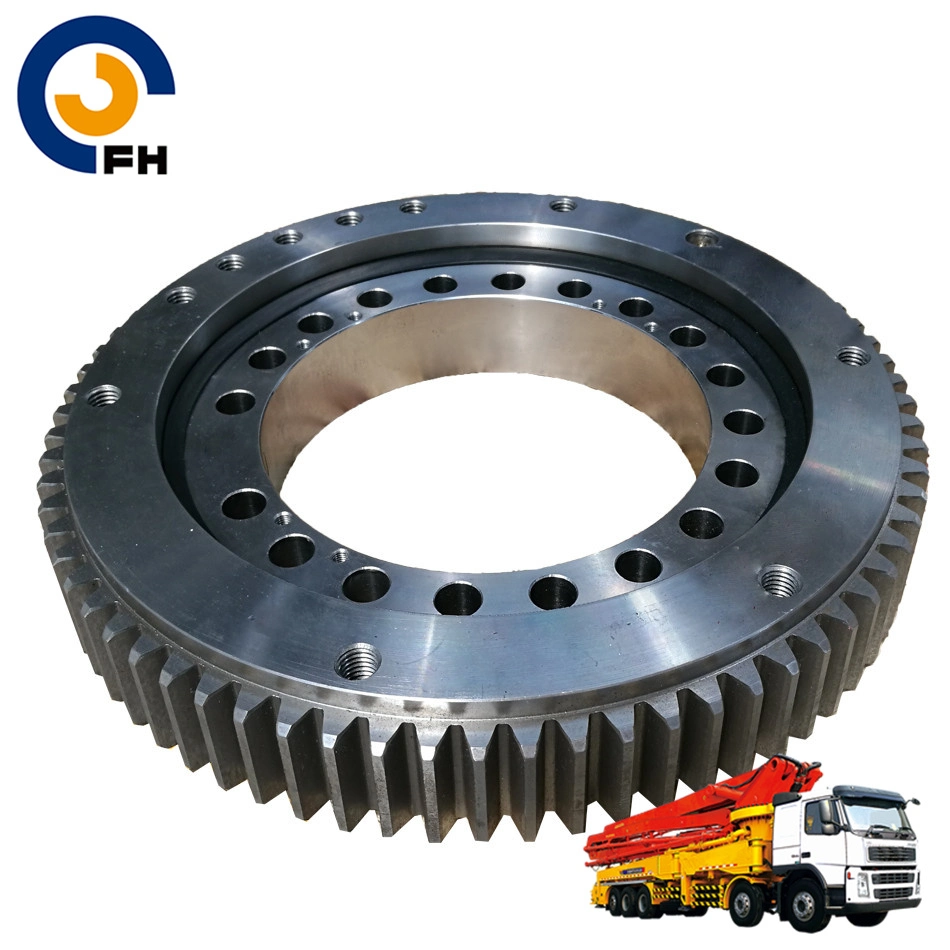 Long Spiral 01-1050-00 External Gear Engineering Drilling Rig Use Swing Ring External Teeth Ball Slewing Bearing