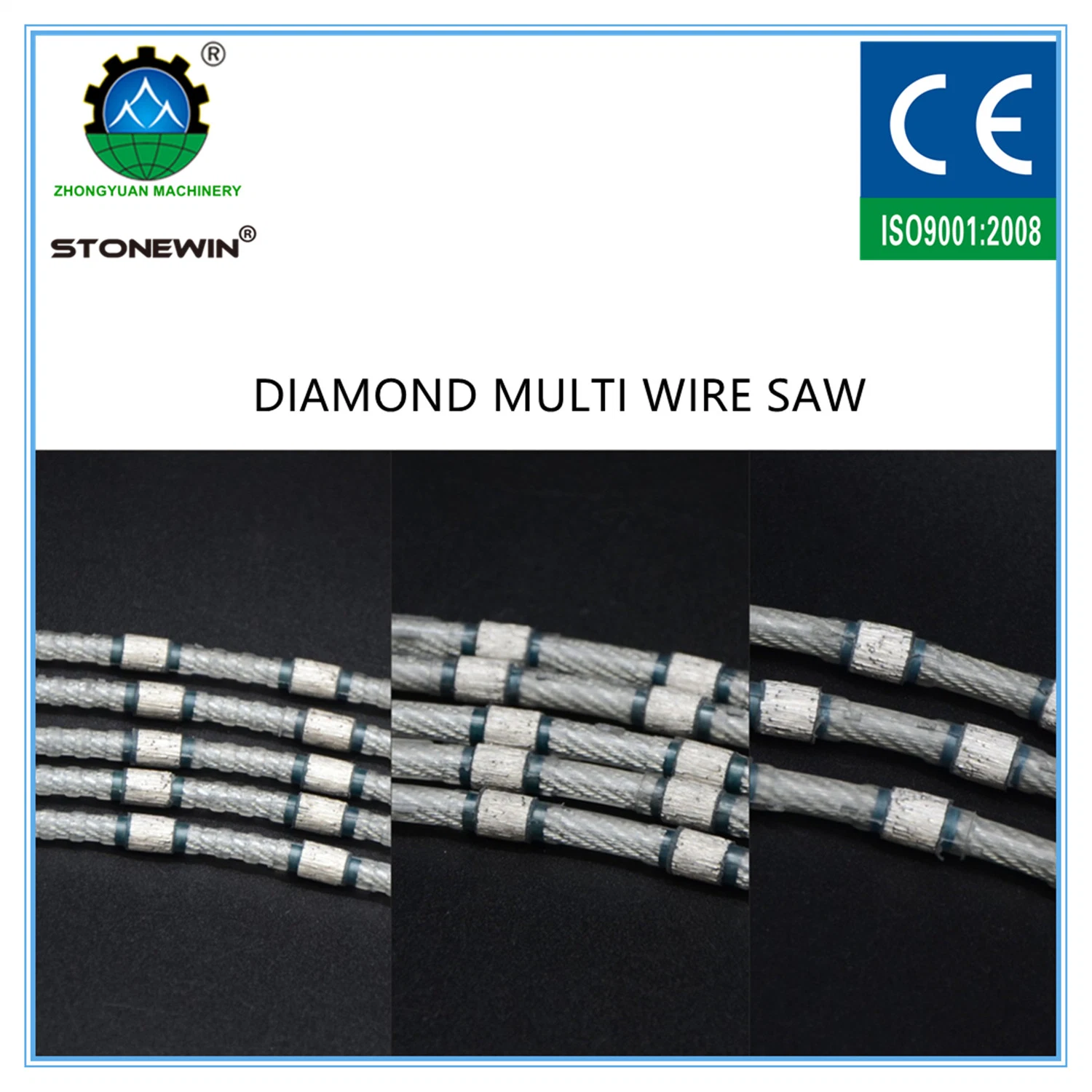 Zy-Zg07 Good Quality Multi Diamond Wire Saw Rope for Granite Marble Sand Stone Cutting