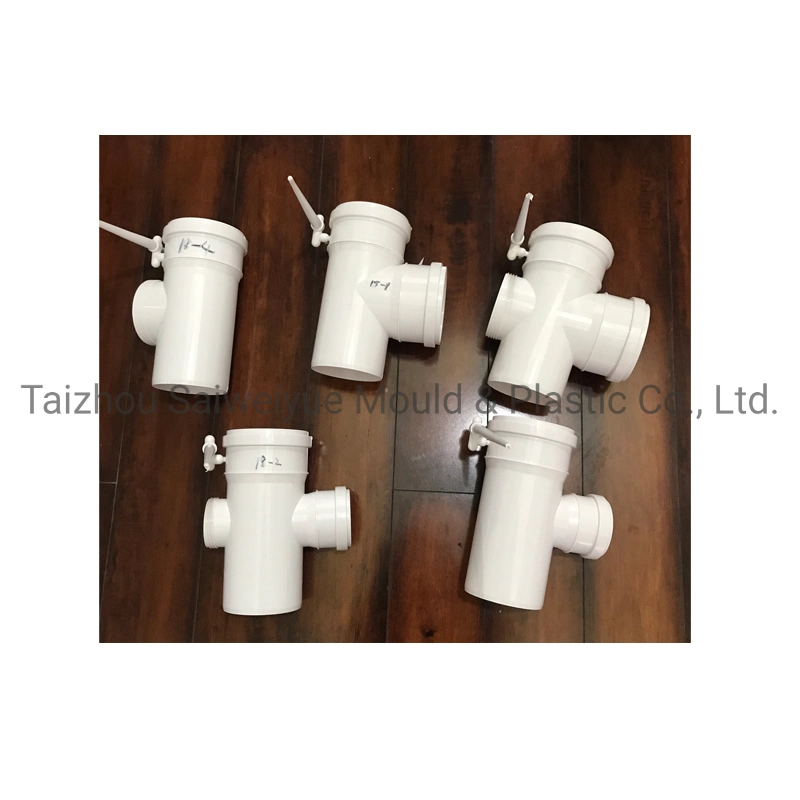 PVC Reducer Pipe Fittings Mold Plastic Tee Moulding CPVC Piping Injection Mould