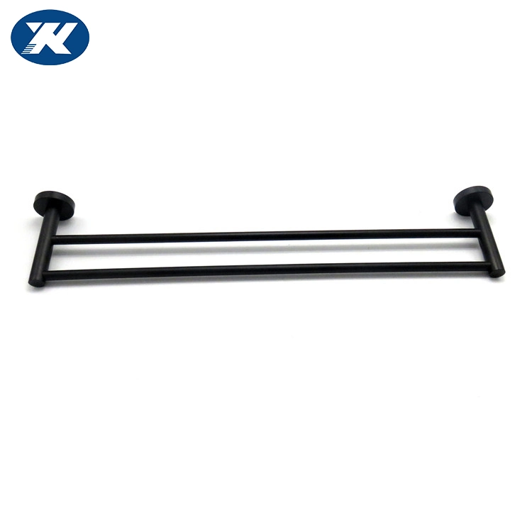 Wall Mount Matte Black Brushed Nickel Bathroom Accessory Single Towel Bar